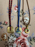 六福珠寶福滿(mǎn)傳家足金三眼天珠鎏彩工藝黃金吊墜男女款 計價(jià) F41TBGP0011 21.56克(含工費2027元) 曬單實(shí)拍圖