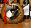 歡型紅酒架擺件客廳玄關(guān)酒柜裝飾工藝品喜鵲紅酒架擺件 喜鵲紅酒架 曬單實(shí)拍圖