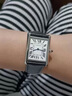 卡地亞（Cartier）【二手99新】卡地亞女表 TANK坦克系列 石英機芯 方形 休閑時(shí)尚女表 二手奢侈品 七夕情人節禮物 【W(wǎng)STA0028】大號皮帶27mm 曬單實(shí)拍圖