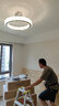 玥梵YUEFAN現代簡(jiǎn)約臥室吸頂燈輕奢大氣房間燈水晶主臥客廳吸頂燈 66W 15㎡內適用 640lm 直徑60cm 曬單實(shí)拍圖