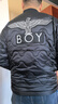 BOY LONDON【太空少年】秋冬男女同款外套黑色老鷹棉服N29007 黑色 M 曬單實(shí)拍圖