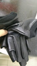 啄木鳥(niǎo)皮手套男露二指冬天加絨加厚防風(fēng)防潑水保暖觸屏騎行開(kāi)車(chē)女手套 曬單實(shí)拍圖