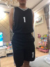 倫思登籃球服套裝男定制大學(xué)生夏季美式籃球衣運動(dòng)訓練聯(lián)賽比賽隊服訂制 YW-938黑色 XL碼（165-170cm 120-130斤） 曬單實(shí)拍圖