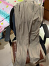 布衣傳說(shuō) 速干冰絲褲 夏季薄九分褲子男款寬松抗皺空調褲休閑長(cháng)褲 卡其 M 曬單實(shí)拍圖