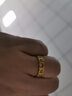 周生生足金六字真言大明咒黃金戒指男女款 婚戒83215R計價(jià) 13圈2.6克 曬單實(shí)拍圖