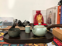 豐陶張生 嵌銅黑檀木干泡臺(tái)茶盤禪意實(shí)木壺承日式托盤功夫茶具配件茶托 鉗銅-見(jiàn)山 曬單實(shí)拍圖