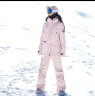 DOOK SNOW 2023新款滑雪服女套装韩国单板双板防风防水保暖夹棉滑雪装备 808粉色+605粉色 S 实拍图