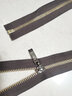 長(cháng)科5號金屬銅拉鏈外套衣服羽絨服長(cháng)款開(kāi)尾黑色拉鎖條包包拉鏈頭配件 真銅 咖啡色70cm 1條 曬單實(shí)拍圖