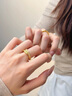 申晨黃金鑲嵌莫桑鉆蛇戒指女士新款999足金靈蛇戒子指環(huán)520禮物送女友 黃金蛇戒指10-16號 /金重約2.95 曬單實(shí)拍圖