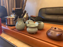 瑯庭琊坊德國電木茶盤家用一體式全自動上水燒水壺電磁爐高端茶臺簡約茶托 80*50*5cm（茶盤+G9） 曬單實(shí)拍圖