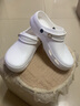 crocs卡駱馳男鞋工作鞋休閑鞋史貝II代女鞋克駱格平底鞋|205619 白色-100 43 (270mm) 曬單實(shí)拍圖