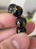 中國黃金（CHINA GOLD）黃金貔貅手鏈男士足金轉運珠手串六字真言皮丘生日禮物送男友爸爸 12mm六字真言 約2g-單貔貅 曬單實(shí)拍圖