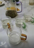 禾器·炫彩禾器晶彩清禾對(duì)杯高硼硅純手工玻璃小茶杯帶把手品茗杯家用客杯 禾器/清禾杯/琥珀/一對(duì)裝 115ml 曬單實(shí)拍圖