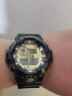 卡西歐（CASIO）黑金手表gshock黑白賽車(chē)冰韌運動(dòng)時(shí)尚學(xué)生防水送男友七夕禮物腕表 GA-100WD-1A城市主題 曬單實(shí)拍圖