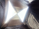 探险者（TAN XIAN ZHE） 帐篷户外露营公园野外儿童家庭全自动便携式遮阳防暴雨多人帐篷 3-5人黑胶遮阳帐篷【鹿角咖】 实拍图