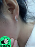 憶瑾999足銀耳環(huán)女小蠻腰耳圈輕奢高級(jí)感耳釘男耳扣圈圈耳飾生日禮物 【單只】小蠻腰耳環(huán)【999銀】 曬單實(shí)拍圖