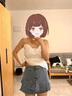 EPET2025夏季荷葉邊牛仔半身裙女韓版ins寬松學(xué)生百搭顯瘦A字包臀短裙 藍(lán)色 M 90-100斤 曬單實(shí)拍圖