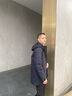 波司登（BOSIDENG）【反季】羽絨服鵝絨男款中長款可脫卸帽新國標90絨商場同款外套 黑藏青5295 S 170/92A 曬單實拍圖