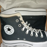 匡威（Converse）官方All Star Lift女高幫帆布經(jīng)典厚底鞋黑色560845C 560845C/黑色 38 曬單實拍圖