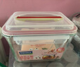 Glasslock韓國(guó)進(jìn)口耐熱鋼化玻璃保鮮盒手提大容量食品儲(chǔ)物收納盒泡菜盒 2500ml紅色款 曬單實(shí)拍圖
