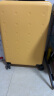 小米行李箱24英寸大容量拉杆箱男旅行箱女密码箱皮箱子青春款黄色 实拍图