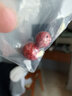 石傳百世原礦晶體朱砂散珠單珠高含量朱砂珠子散珠配飾diy手串配飾配件 珠徑約8mm【晶體砂透光】/單顆 曬單實拍圖
