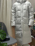 李寧羽絨服男長(cháng)款冬季連帽防風(fēng)過(guò)膝鴨絨防寒保暖戶(hù)外運動(dòng)休閑羽絨外套 99川石灰【鴨絨】 XL/180 曬單實(shí)拍圖