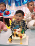 戴維貝拉（DAVE＆BELLA）加絨格子女童襯衣兒童襯衫男童長(cháng)袖上衣秋冬打底衫寶寶冬季中大童 藏青橘黃格 90 cm(3Y(建議身高80-90cm)) 曬單實(shí)拍圖