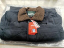 皮爾卡丹棉服男冬季加絨加厚羊羔絨外套寬松大碼美式棉衣新款保暖棉襖針織 深藍 M 曬單實(shí)拍圖
