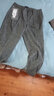 巴魯特（Brloote）羊毛九分褲男時(shí)尚修身人字紋直筒褲子秋冬 灰色 180/88A 曬單實(shí)拍圖