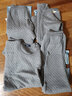 fons 男士保暖內衣純棉半高領(lǐng)三層加厚夾棉老人秋衣秋褲男中老年人全棉毛衫套裝空氣棉秋冬季 中領(lǐng)套裝-麻灰（上衣+褲子） 2XL 曬單實(shí)拍圖