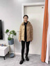 俞兆林（YUZHAOLIN）中老年女裝冬裝奶奶羽絨棉服外套女媽媽裝冬 紅色 (棉服) 4XL [建議135-150斤] 曬單實(shí)拍圖