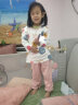 纤丝鸟（TINSINO）女童睡衣春季儿童家居服套装中大童纯棉衣服童装 字母表情粉 实拍图