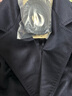 三只小山羊【楊冪同款】中長(zhǎng)老錢(qián)風(fēng)100純羊絨大衣雙排牛角扣冬季大衣女 黑色 S 曬單實(shí)拍圖
