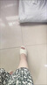 啄木鳥軟皮外穿涼拖鞋女夏夏季新款女士拖鞋坡跟韓版時(shí)尚厚底防滑皮涼拖 米色 37 曬單實(shí)拍圖