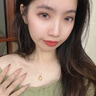 老鳳祥愛心黃金項鏈女足金跳動的心吊墜七夕情人節(jié)禮物送女友老婆生日 精美禮品盒子 曬單實拍圖