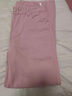 皮爾卡丹（pierre cardin）臟粉色牛仔褲女秋2025新款高腰闊腿褲寬松直筒顯瘦垂感拖地褲子 粉色-長(cháng)褲 XS 曬單實(shí)拍圖