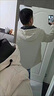 安初夏【三件套】夾克外套男士套裝連帽春秋季韓版一套搭配修身衣服男裝 卡其外套+白T+藍(lán)色牛仔褲 XL 【120-140斤】 曬單實(shí)拍圖