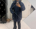 李寧中長(cháng)款羽絨服男款2024冬季新款時(shí)尚連帽派克服加厚防風(fēng)外套上衣 深海藍-3 L 曬單實(shí)拍圖