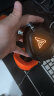 钛度（Taidu）THS318轻鸾竞技版 2.4G真无线蓝牙游戏耳机头戴式手机轻量化电竞三模耳机台式电脑耳麦 发光版黑橙 实拍图