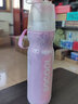 新款噴霧水杯創(chuàng)意戶外健身運動水杯壺降溫大容量男女便攜喝水杯子夏季學生個性保冷冰杯隨手杯防摔可噴水 魅力粉 590ml 曬單實拍圖