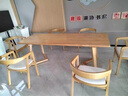 恬夢實(shí)木餐桌全實(shí)木長條桌家用桌子原木桌椅組合白蠟?zāi)静妥篱L方形 白蠟?zāi)?180*80*高75厚4.5cm 曬單實(shí)拍圖
