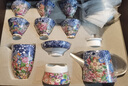 辰軒瓷業(yè)景德鎮(zhèn)琺瑯彩純銀茶具茶壺蓋碗茶杯茶碟陶瓷茶具套裝 家用禮盒 茶壺琺瑯彩套組 曬單實拍圖