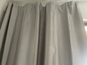 阿黎 全遮光防晒隔热窗帘 布拉格 挂钩式米灰色 2.5米宽*2.4米高 单片 实拍图