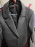 皮爾卡丹（pierre cardin）羊毛呢大衣男西裝領(lǐng)雙面尼加厚風(fēng)衣秋冬季中長款男裝羊絨呢子外套 N2307卡其色 L 曬單實(shí)拍圖