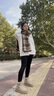 DIBOFEI雪地靴女2024新款冬季加絨加厚馬丁靴子短靴女鞋百搭防滑學(xué)生棉鞋 卡其色 37 (235mm) 曬單實(shí)拍圖