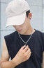 戚小米（QI XIAO MI）男士耳釘磁鐵男款無(wú)耳洞假學(xué)生韓版耳釘潮男耳夾吸鐵石磁力耳飾品 黑色8MM 曬單實(shí)拍圖