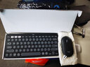 羅技（Logitech）PEBBLE 2 COMBO無(wú)線(xiàn)靜音藍牙辦公鍵盤(pán)鼠標便攜套裝Mac安卓iPad平板電腦時(shí)尚雙模連接三臺設備 PEBBLE 2 COMBO鍵鼠套裝- 夜幕黑 曬單實(shí)拍圖