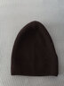 CALOWE KOLEVN100%純羊毛帽子男冬季毛線(xiàn)帽包頭帽冷帽針織帽圣誕禮物送男友 黑色【100%澳洲羊毛/高檔禮盒裝】 曬單實(shí)拍圖