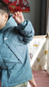 戴維貝拉（DAVE＆BELLA）冬裝兒童工裝外套女童連帽上衣小童羽絨服男寶寶衣服秋冬新年童裝 煙藍(lán)色 120 cm（建議身高110-120cm） 曬單實拍圖
